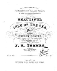 cover: Beautiful Isle Of The Sea, J. R. Thomas, Gesang, Klavier
