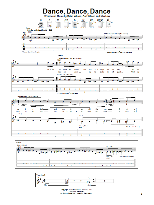 Product gallery: Page 1 of 1 Dance, Dance, Dance, The Beach Boys