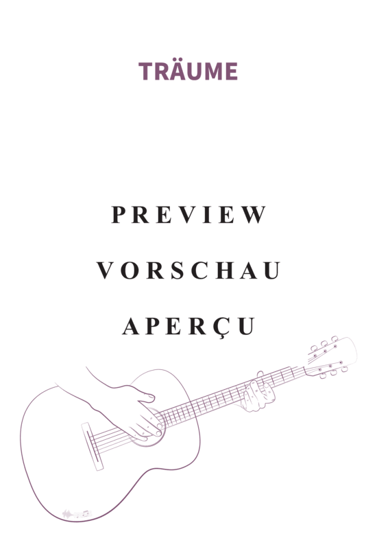 gallery: Träume, Yvaine, Vocal and Chords Leadsheet