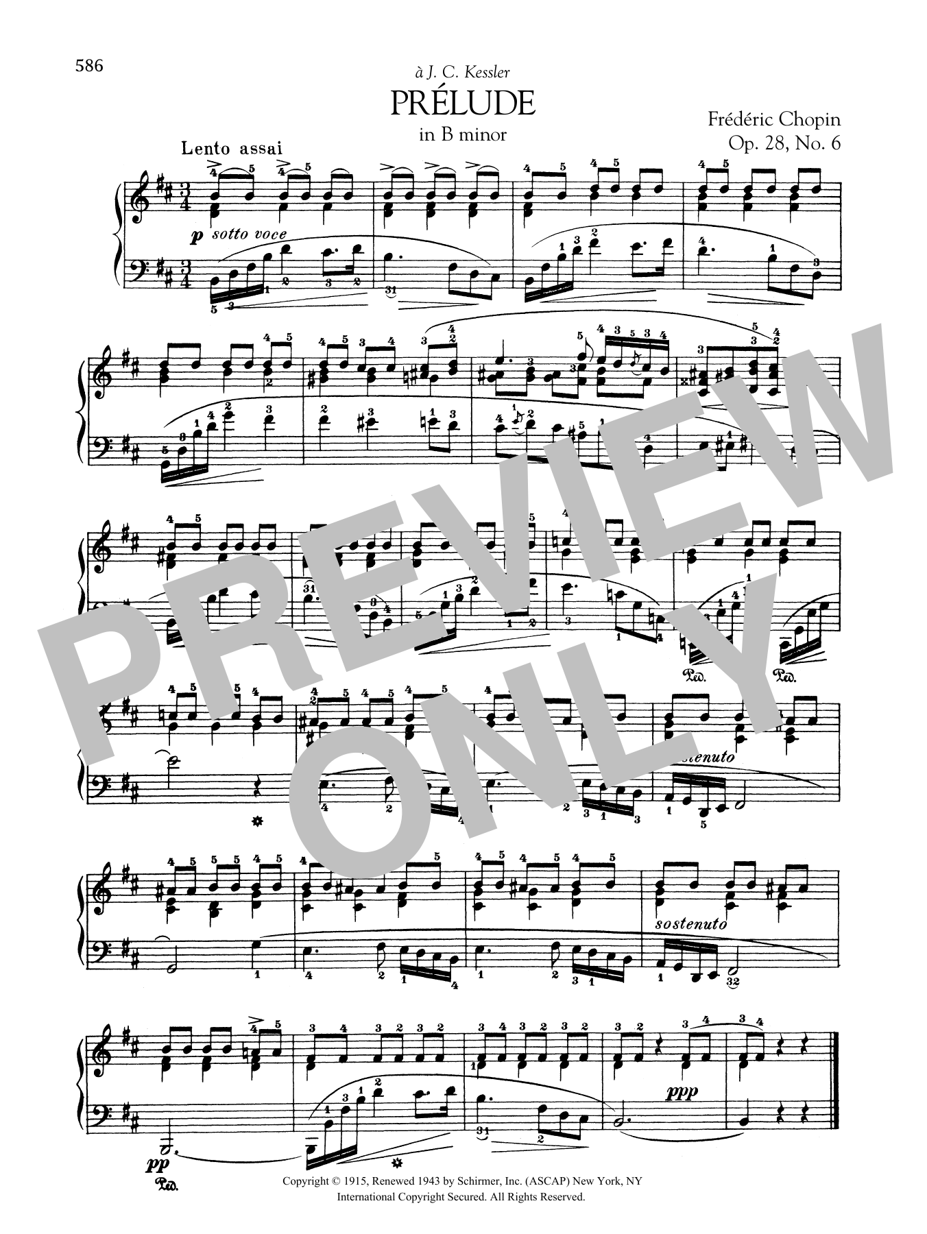 Product gallery: Page 1 of 1 Prélude in B minor, Op. 28, No. 6, Frédéric Chopin