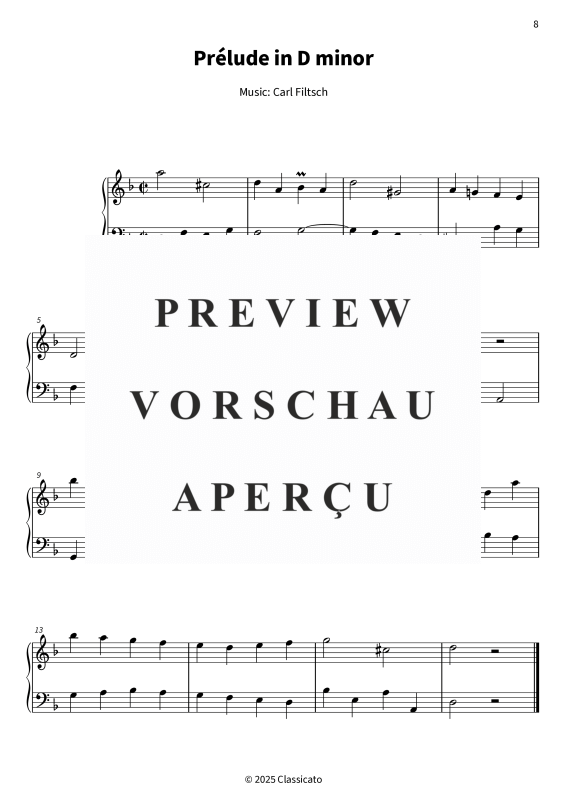 gallery: Six Préludes - First publication: Edited edition based on the original sketches of the child prodigy, , Klavier Solo