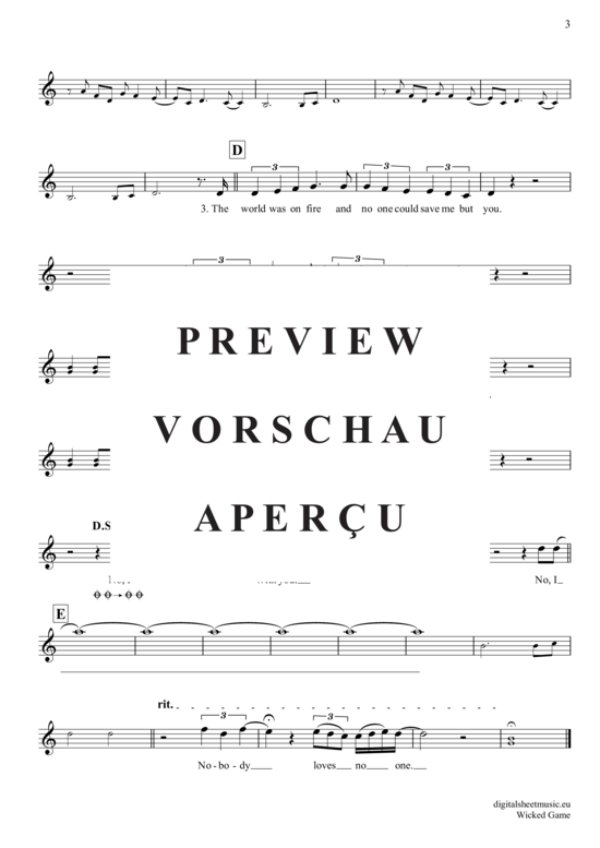 Product gallery: Page 4 of 4 Wicked Game , Chris Isaak, Trumpet in B-flat