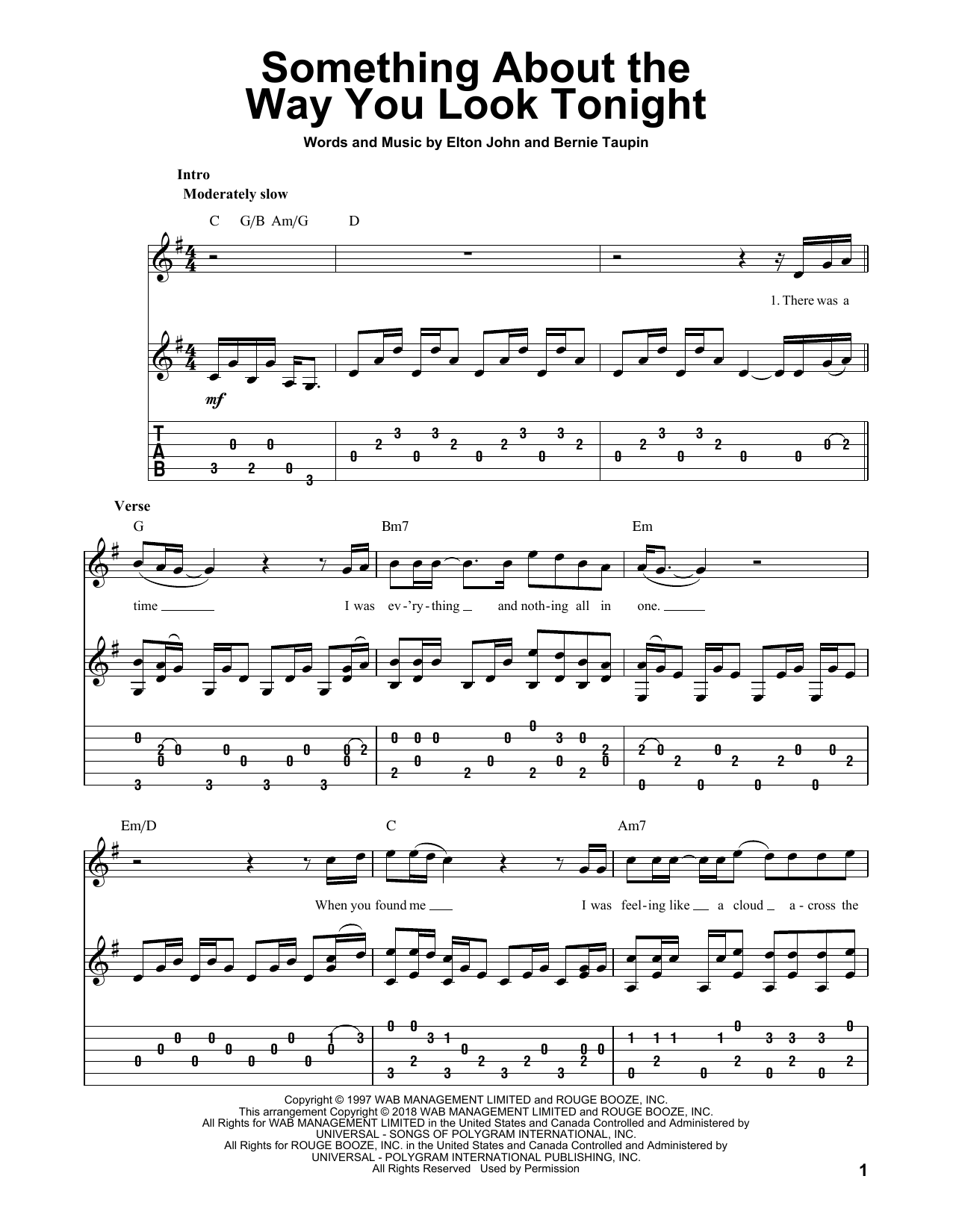 Produktbild zu: Something About The Way You Look Tonight