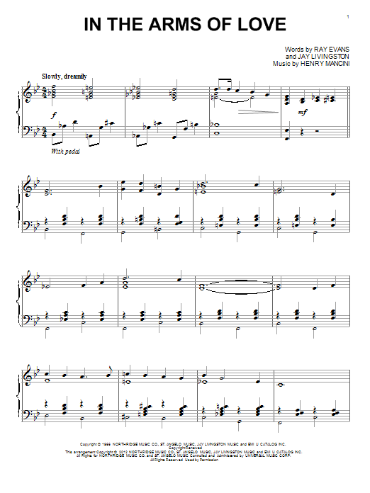 Product gallery: Page 1 of 1 In The Arms Of Love, Henry Mancini