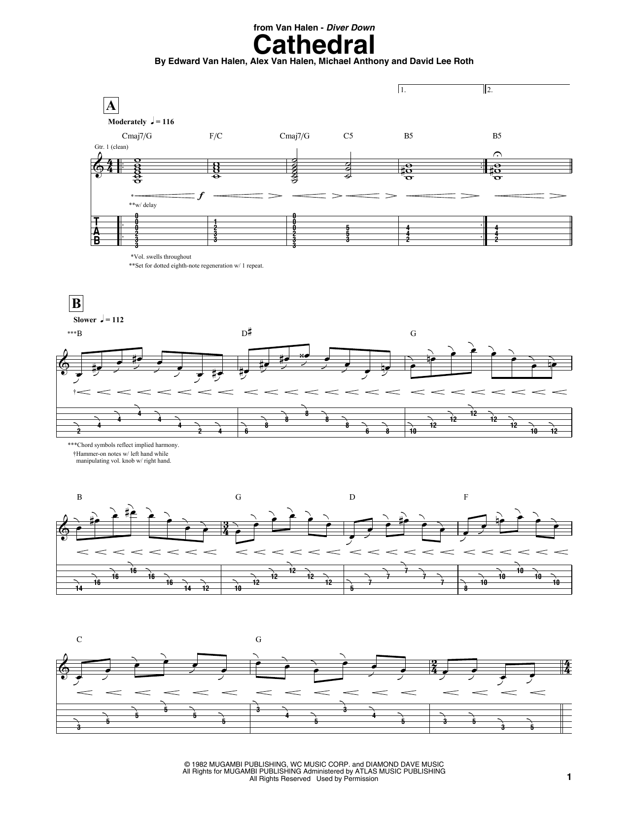 Produktgalerie: Seite 1 von 1 Cathedral, Van Halen, Gitarre