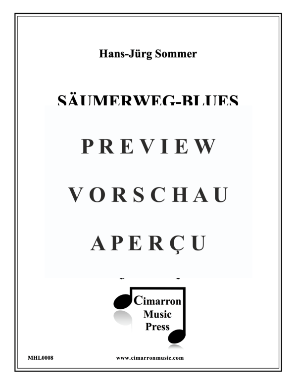 Product gallery: Page 2 of 7 Säumerweg Blues, Op. 181, , Alphorn In F and Piano