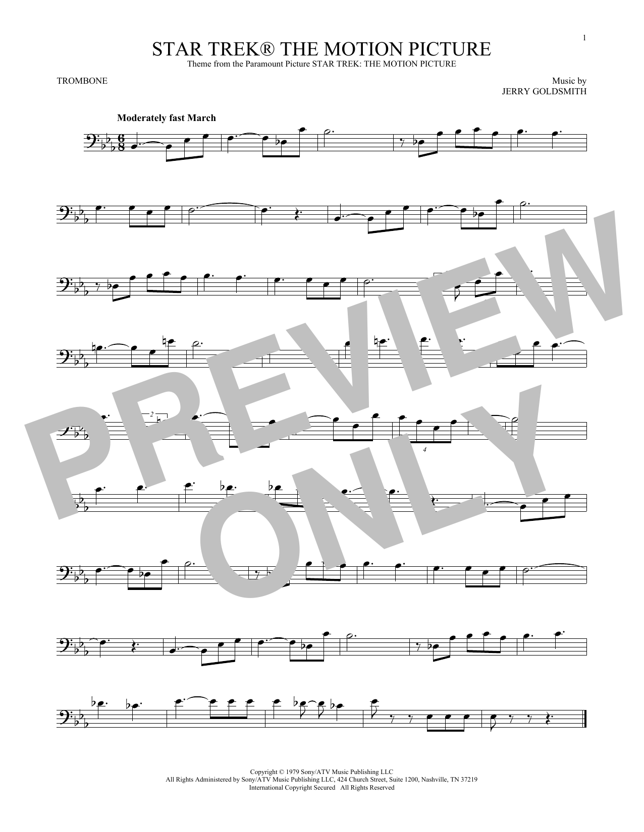 Product gallery: Page 1 of 1 Star Trek The Motion Picture, Jerry Goldsmith