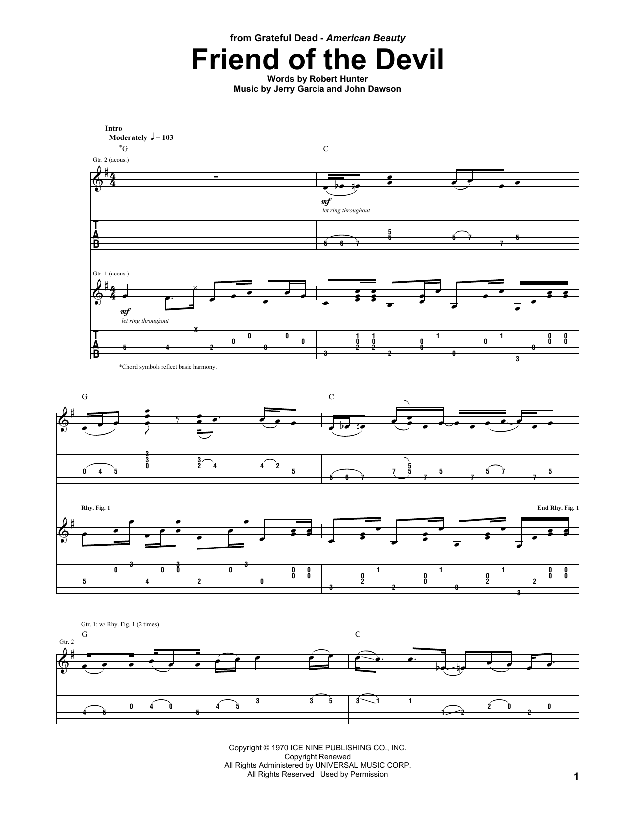 Product gallery: Page 1 of 1 Friend Of The Devil, Grateful Dead