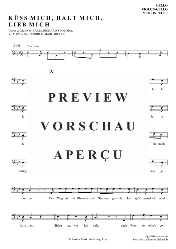 Produktgalerie: Seite 2 von 4 Küss Mich, Halt Mich, Lieb Mich, Egli, Beatrice, Violoncello