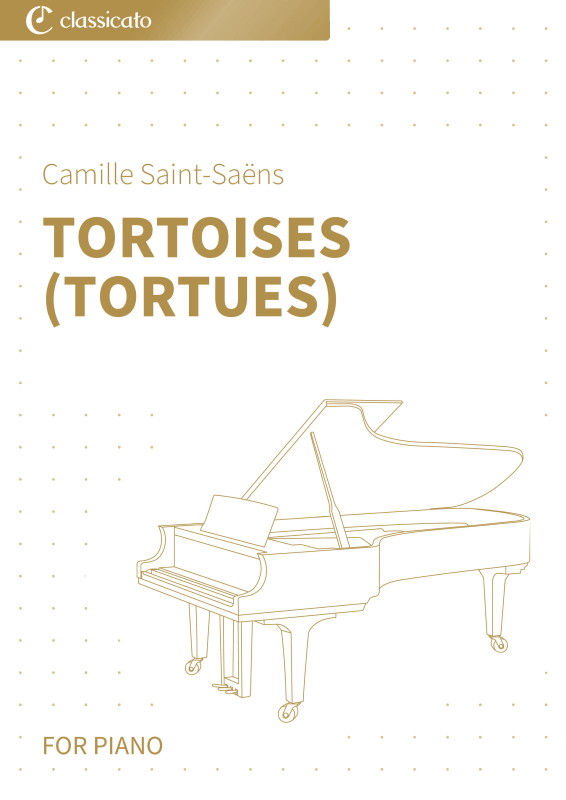 Produktbild zu: Tortoises (Tortues) - R.125, No. 4 · Simplified VersionCamille Saint-Saëns