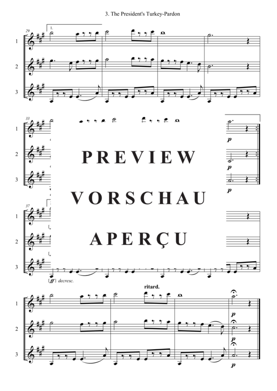 gallery: The President´s Turkey-Pardon , , (Violinen Trio)