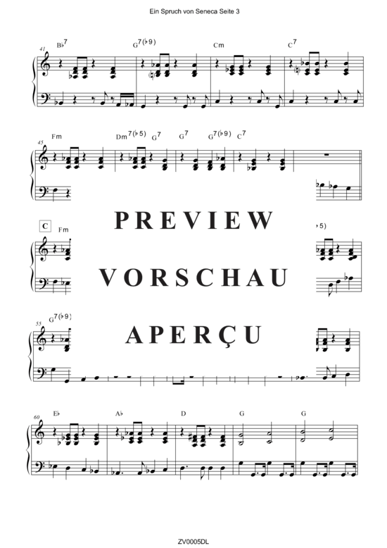 gallery: Ein Spruch von Seneca , , (Gemischter Chor + Klavier, Rhythmusgruppe)