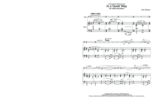 Produktgalerie: Seite 1 von 11 In A Quiet Way, , (Tuba und Klavier)