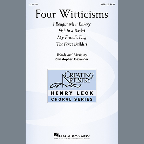 cover: Four Witticisms, Christopher Alexander, Chor