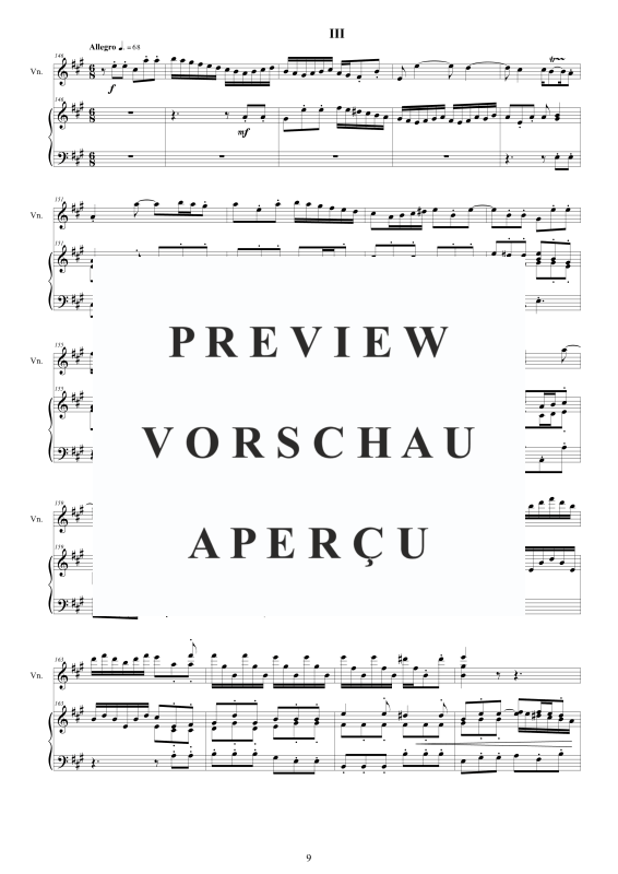 Produktgalerie: Seite 10 von 11 Violin Concerto No.4 in A-Dur Op.9, , Violine und Cembalo