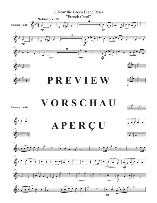 gallery: Vier Oster-Quartette (2xTromp in B, Horn in F (Pos) , , , Pos)