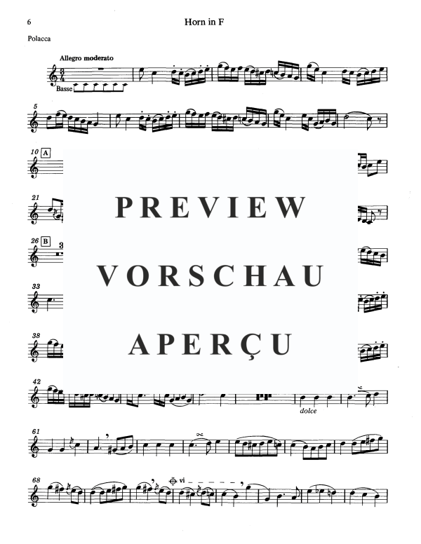 Produktgalerie: Seite 10 von 11 Quintett No. 1, , Gemischtes Ensemble Horn und Streicher Quartett - Einzelstimmen
