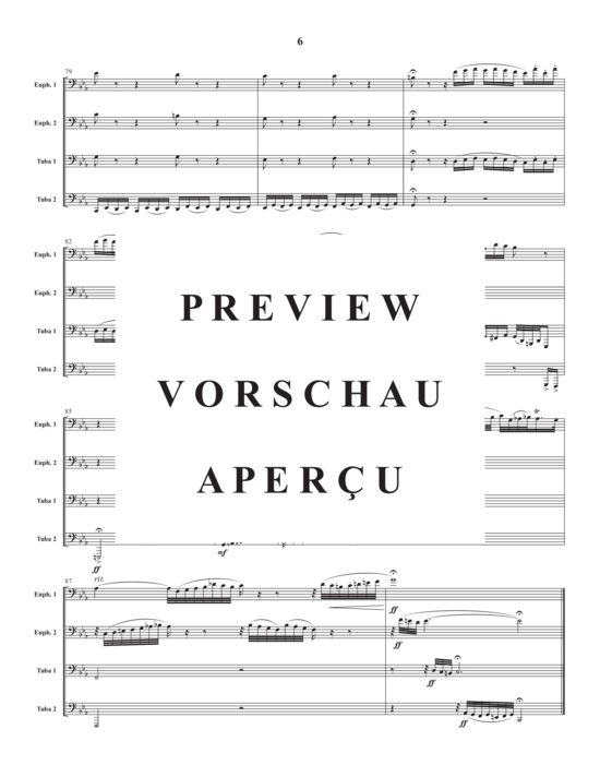 gallery: Prelude and Fugue in c minor , , (Tuba Quartett EETT)