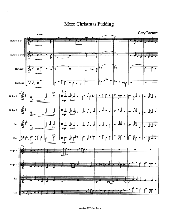 Produktgalerie: Seite 1 von 11 More Christmas Pudding, , Blechbläser Quartett