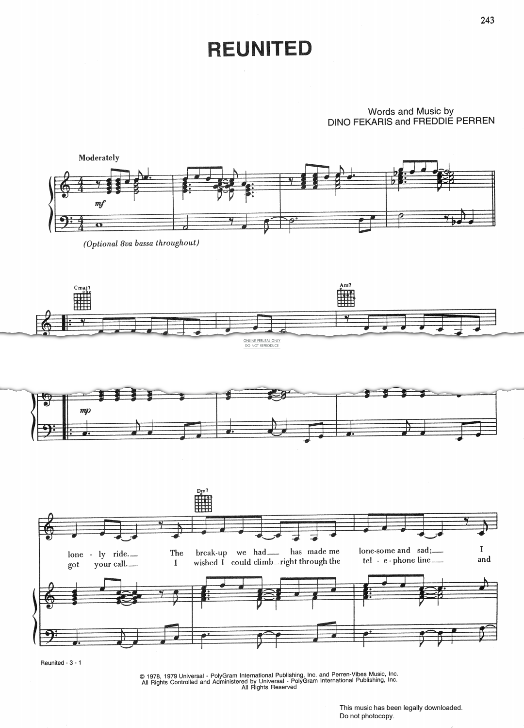 Product gallery: Page 1 of 1 Reunited, Peaches & Herb