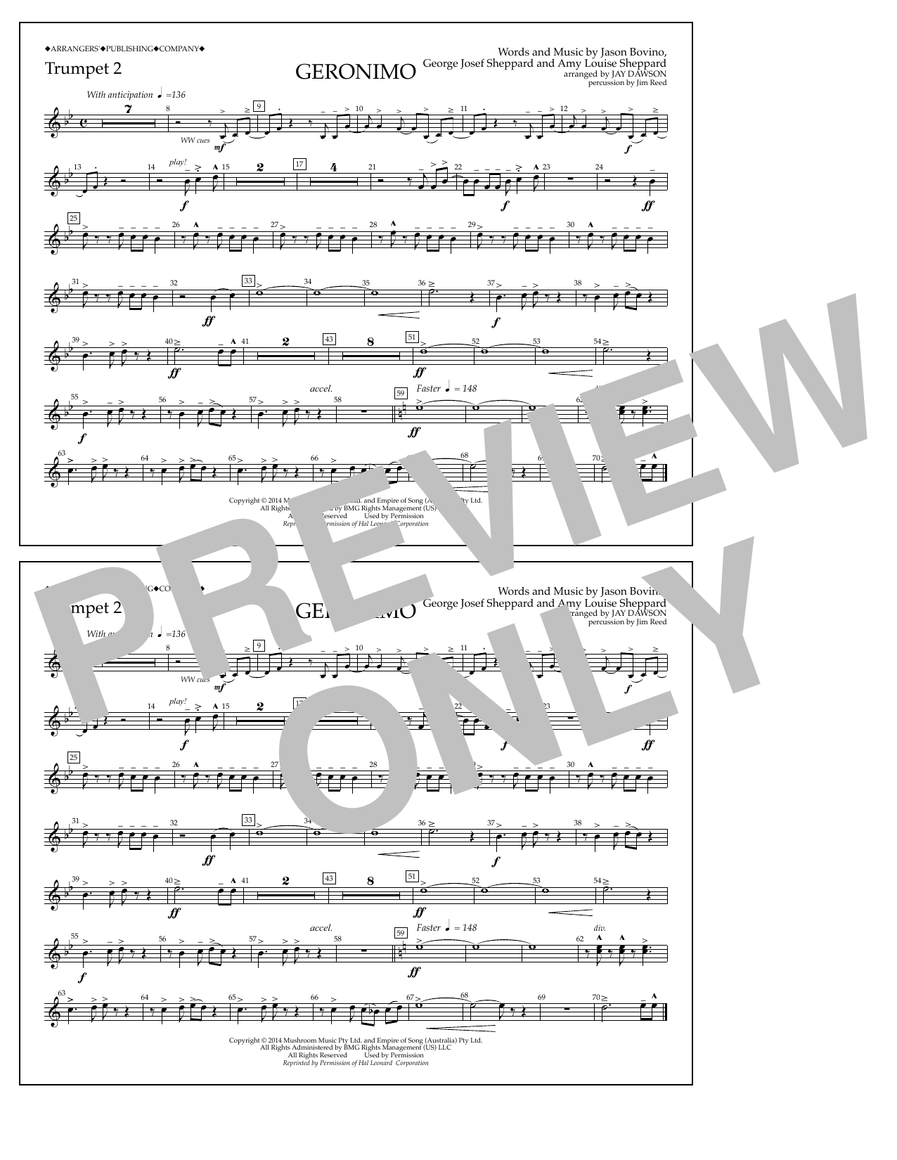 Product picture to: Geronimo - Trumpet 2