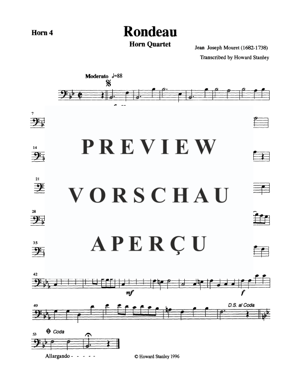 Product gallery: Page 9 of 9 Rondeau, , Horn Quartet