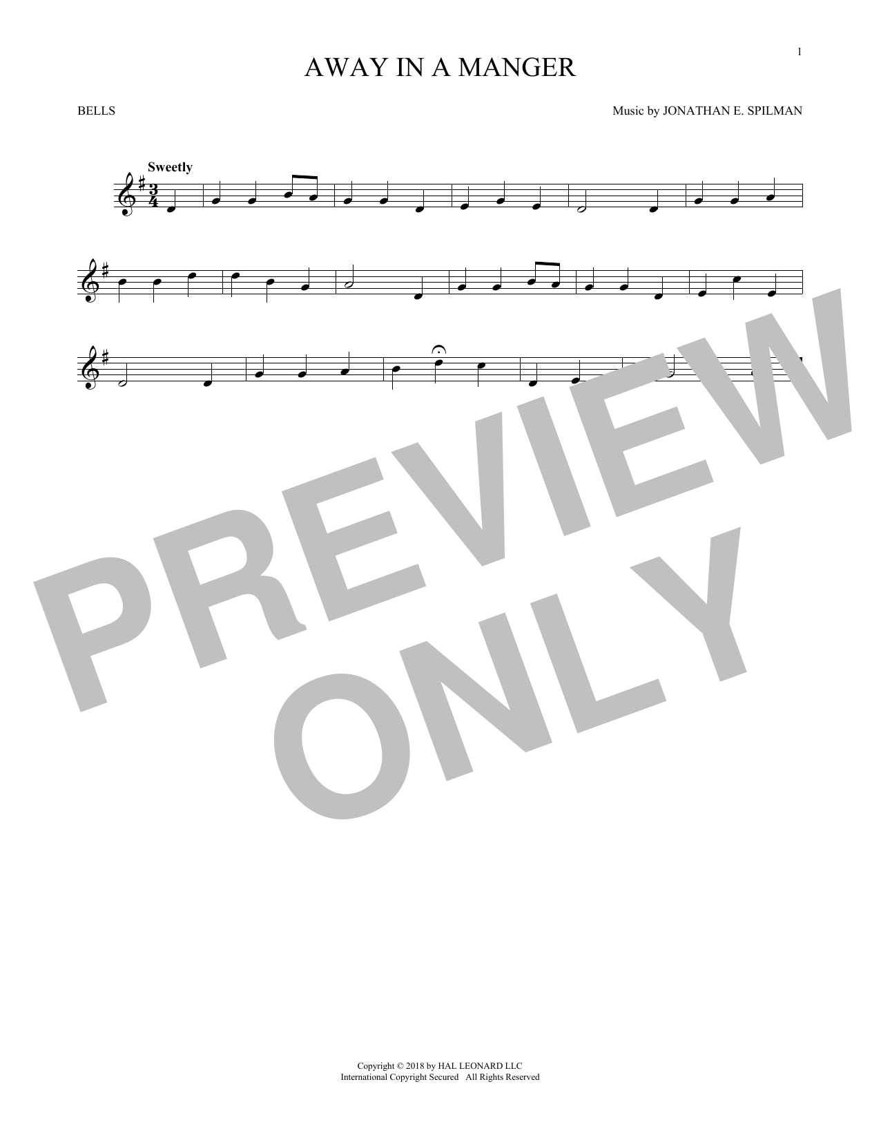 Produktgalerie: Seite 1 von 1 Away In A Manger, Jonathan E. Spilman, Percussion