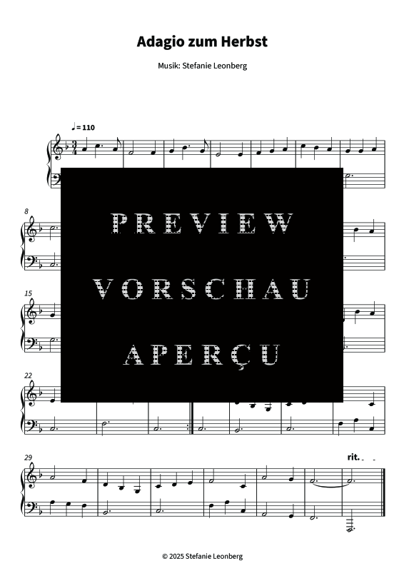 gallery: Adagio zum Herbst, , (Klavier Solo)