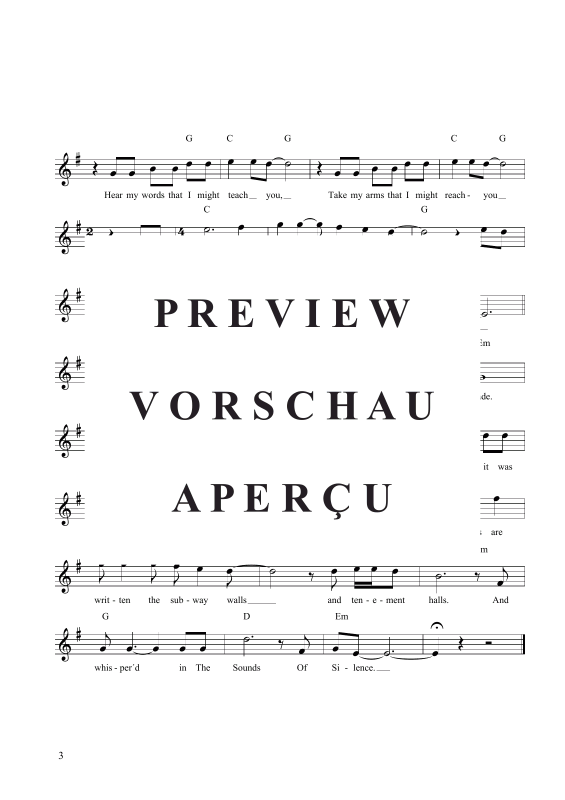 Product gallery: Page 4 of 4 The Sound of Silence , , (soprano recorder solo)