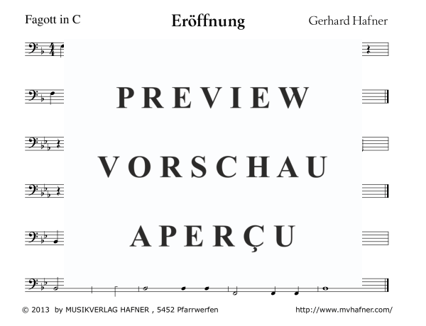 Product gallery: Page 7 of 11 Eröffnung - Präsentierstück - Anhang, , (large wind orchestra)