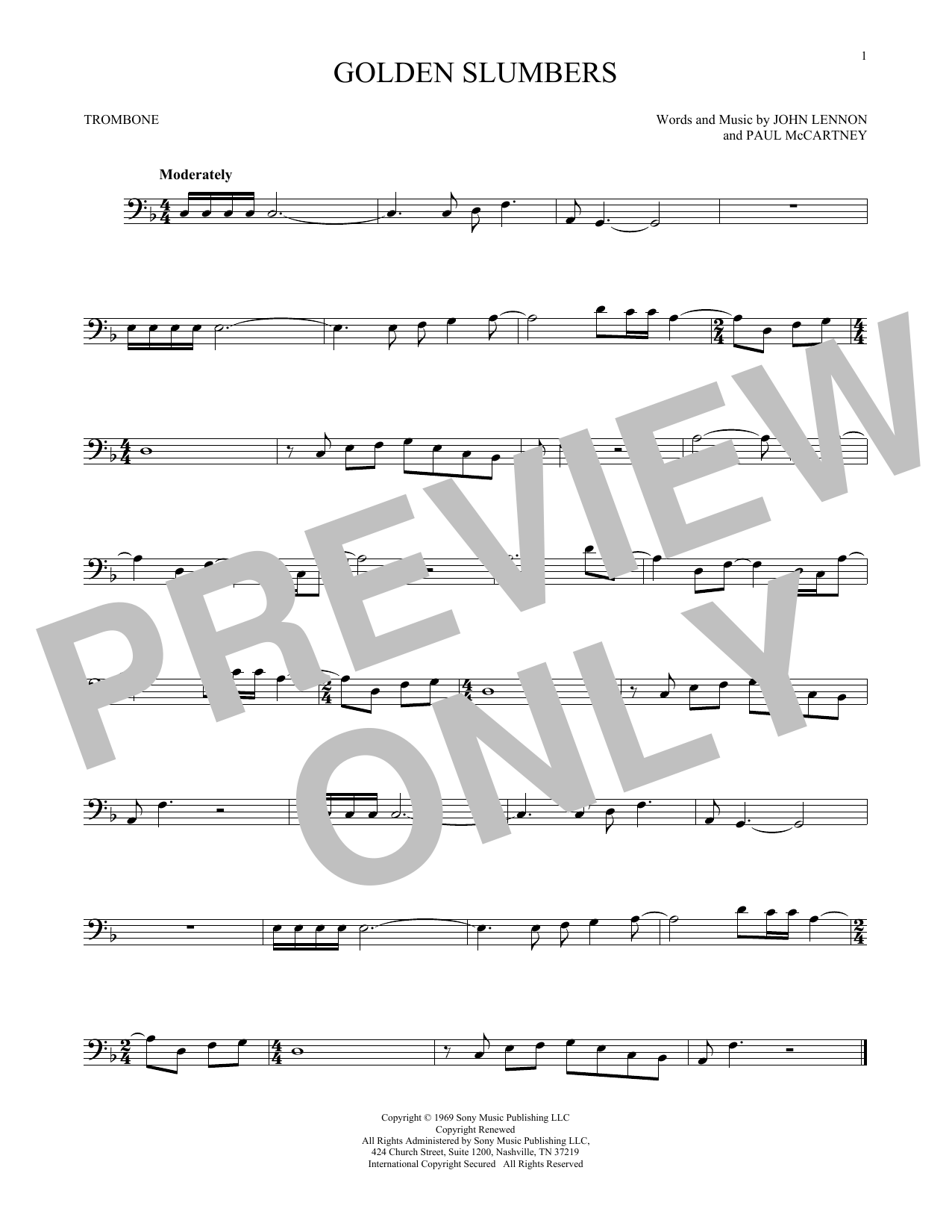 Product gallery: Page 1 of 1 Golden Slumbers, The Beatles