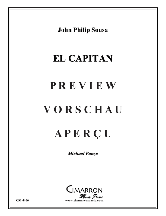 Produktgalerie: Seite 2 von 18 El Capitan , , (Blechbläser Quintett)