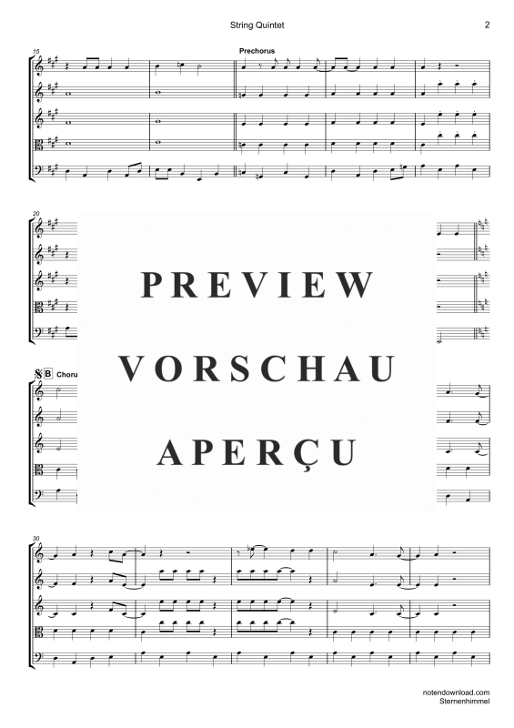 gallery: Sternenhimmel, Kah, Hubert, (Streicher Quintett)