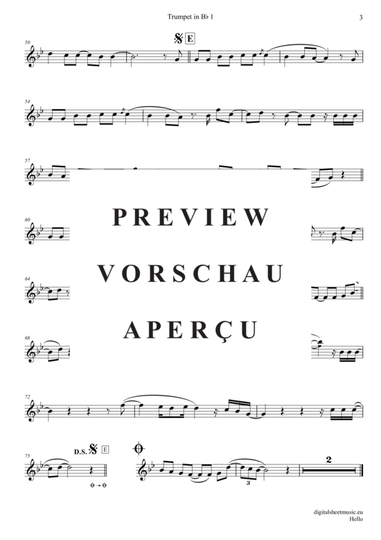 Produktgalerie: Seite 9 von 18 Hello , Adele, (Trompeten Trio + Klavier)