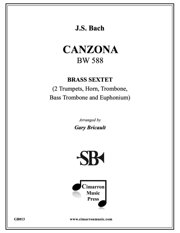 Produktbild zu: Canzona, BWV 588Johann Sebastian Bach