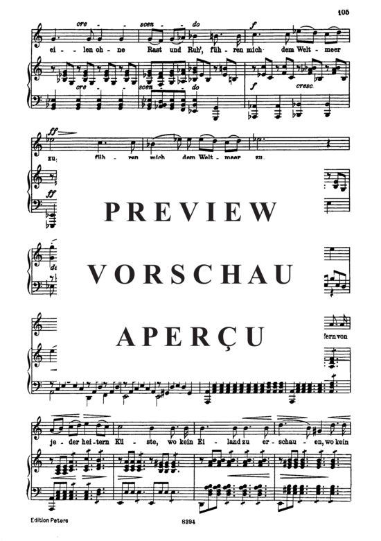 gallery: Auf dem Strom D.943 , , (Gesang hoch + Klavier)