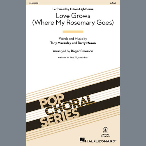 Produktbild zu: Love Grows (Where My Rosemary Goes) (arr. Roger Emerson)