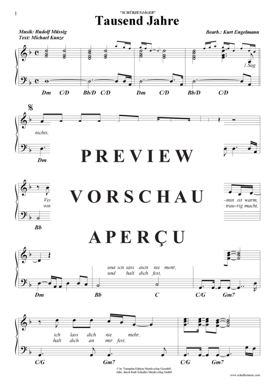 Produktgalerie: Seite 2 von 5 Tausend Jahre , Zillertaler Schürzenjäger, Klavier und Gesang