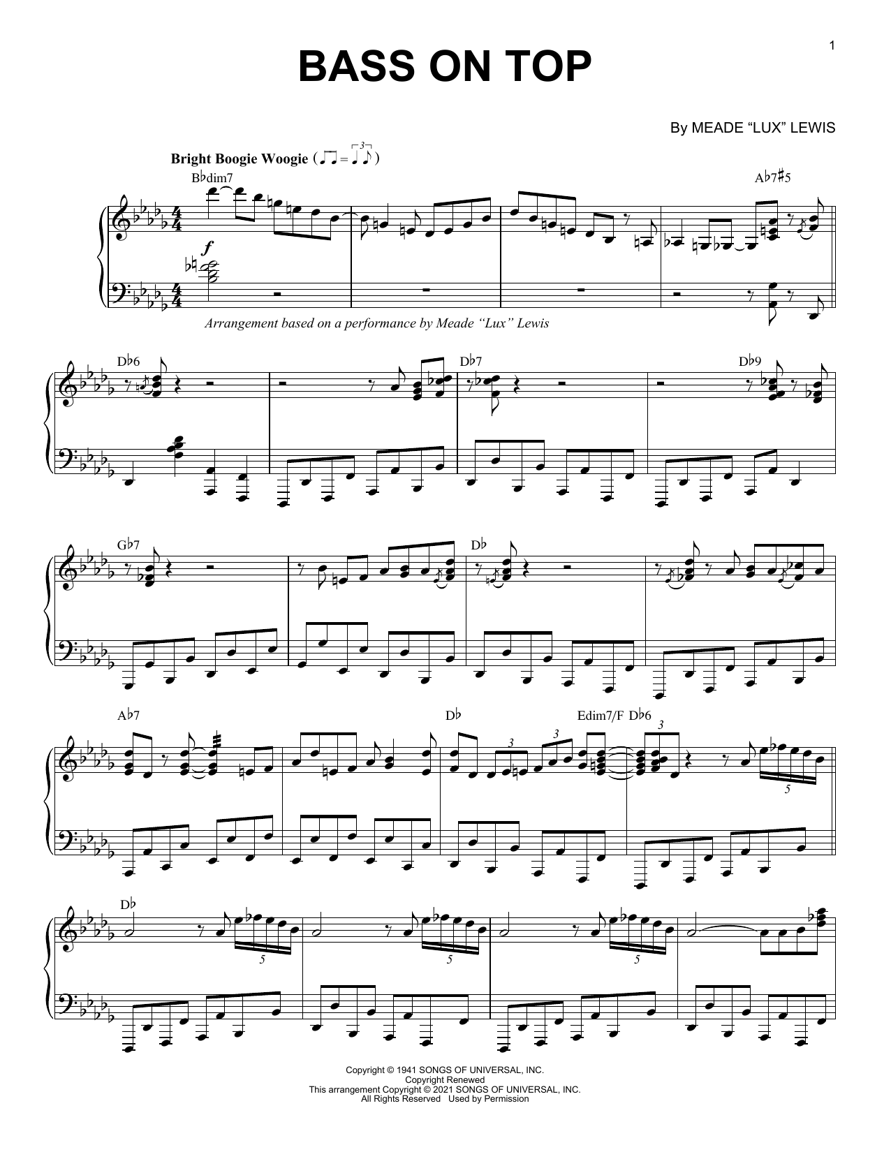 Product picture to: Bass On Top (arr. Brent Edstrom)