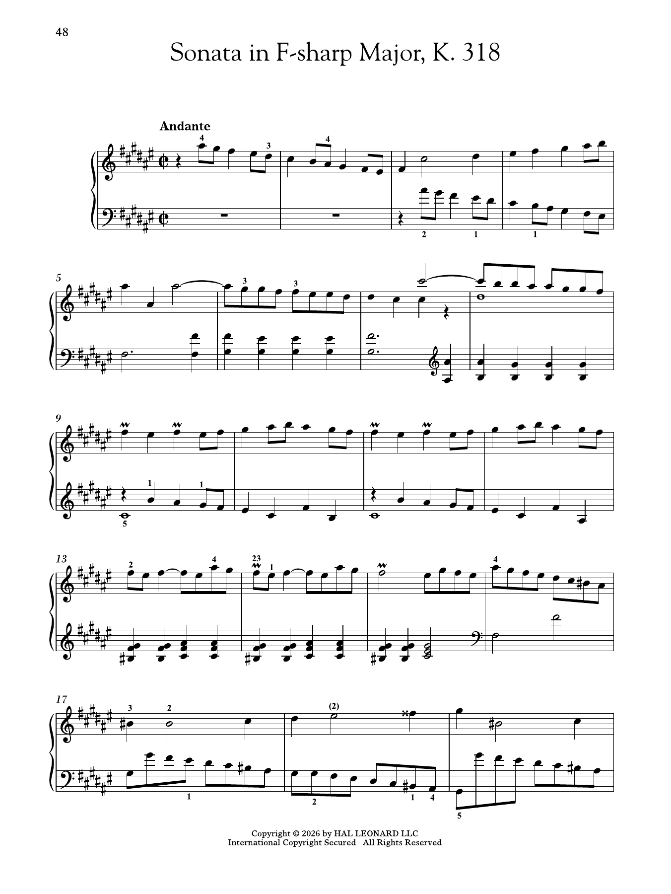 Produktgalerie: Seite 1 von 1 Sonata In F-Sharp Major, K. 318, Domenico Scarlatti, Klavier