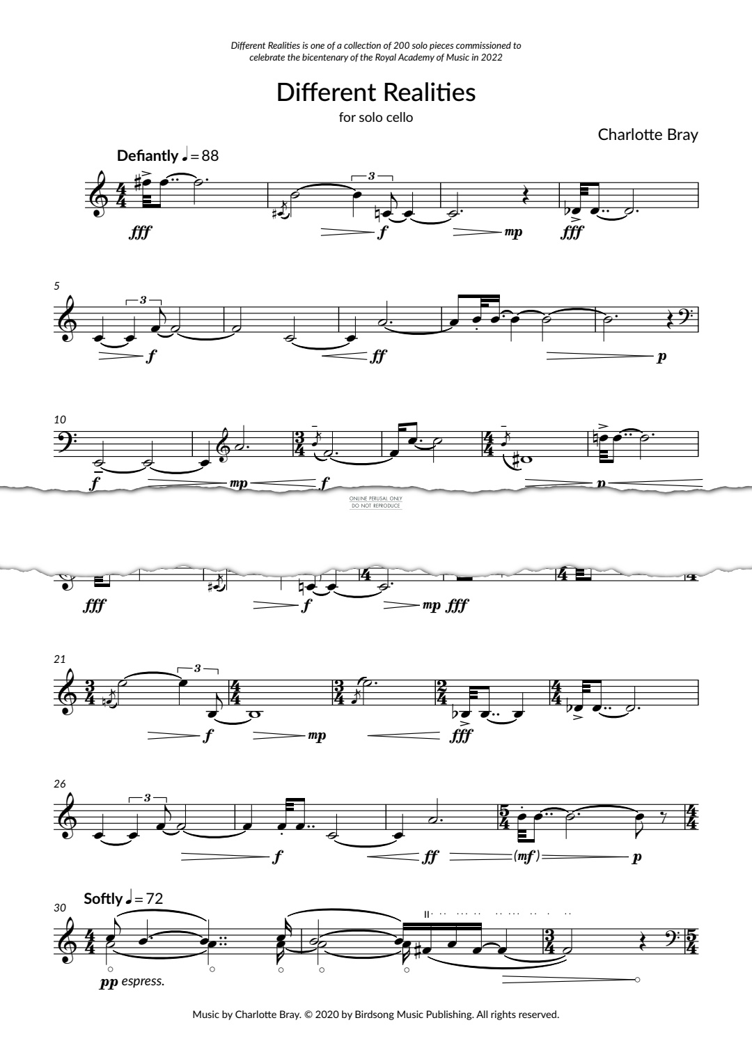 Produktgalerie: Seite 1 von 1 Different Realities, Charlotte Bray, Violoncello