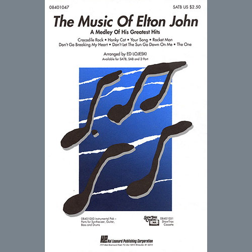 cover: The Music of Elton John (A Medley Of His Greatest Hits) (arr. Ed Lojeski), Elton John, Chor