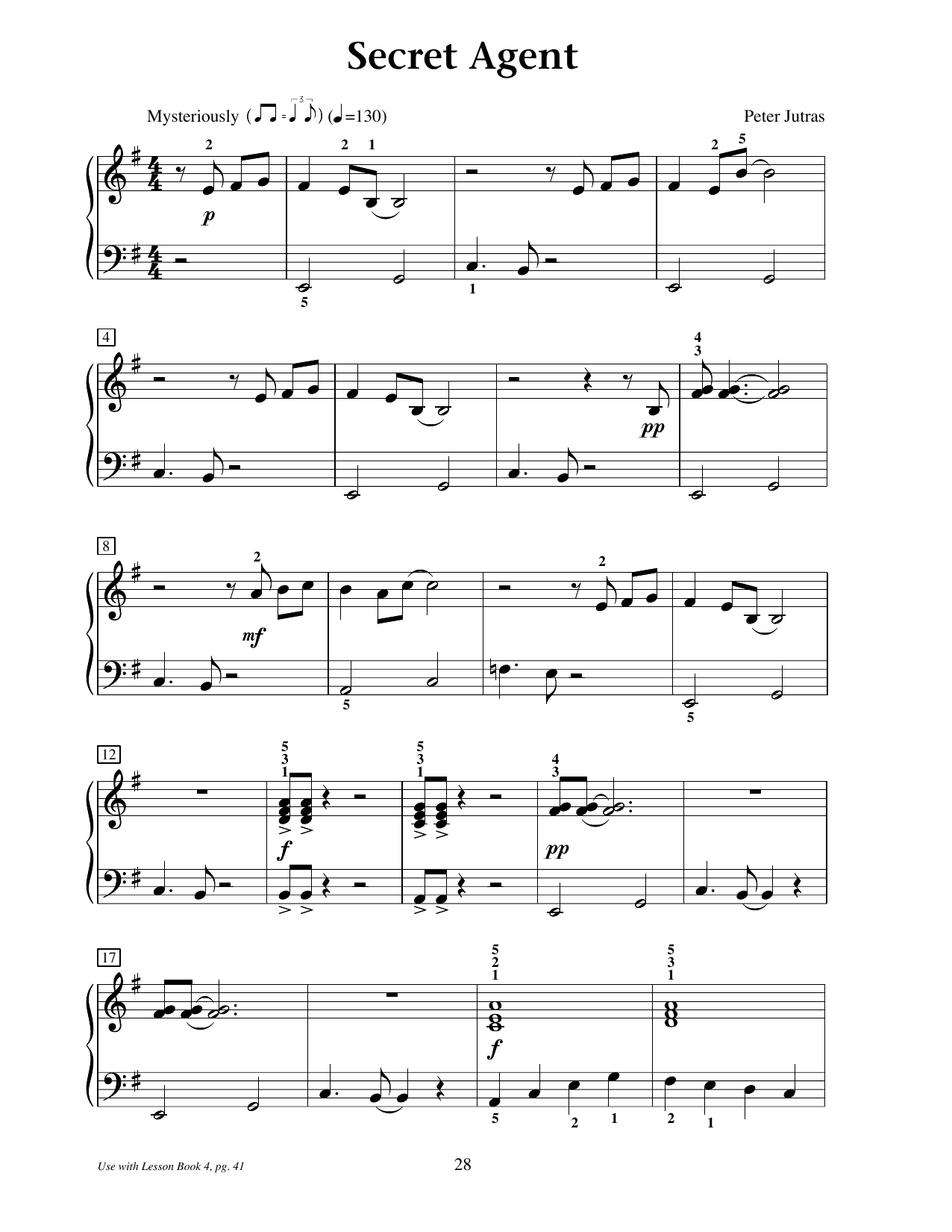 Product picture to:  Secret Agent - Peter Jutras