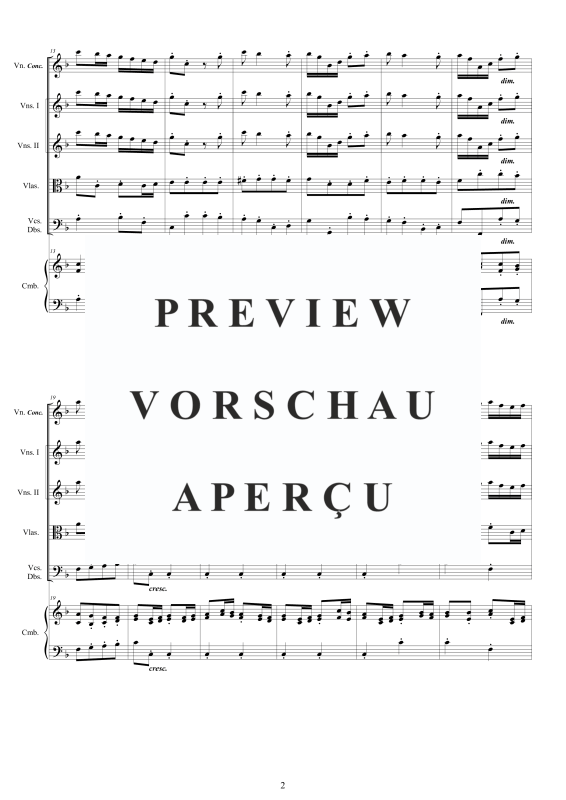 Product gallery: Page 3 of 11 Concerto No.10 in F-Dur Op.9, , Concertante Violin, String Ensemble, and Harpsichord (Bc)