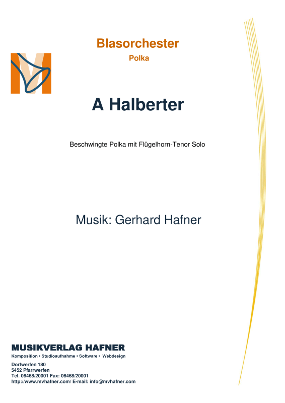 Product picture to: A HalberterGerhard Hafner
