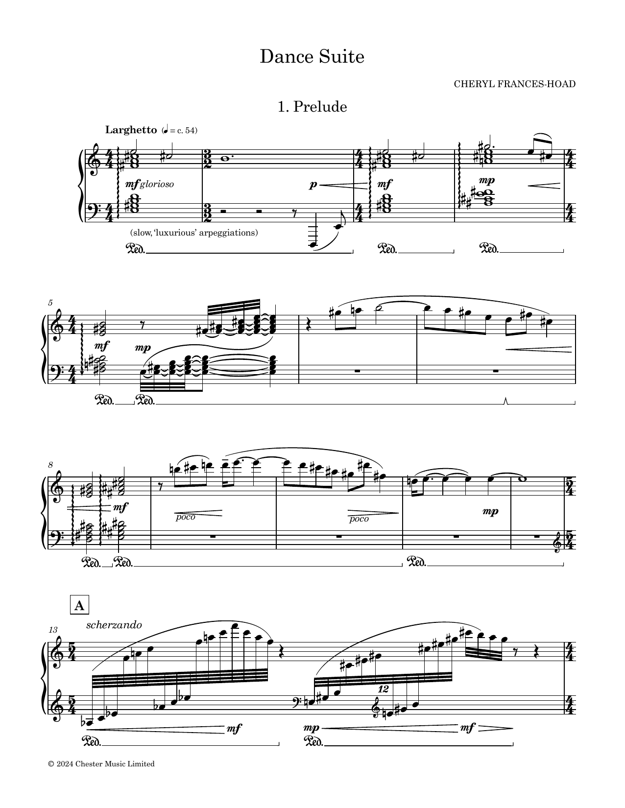 Produktgalerie: Seite 1 von 1 Dance Suite, Cheryl Frances-Hoad, Klavier