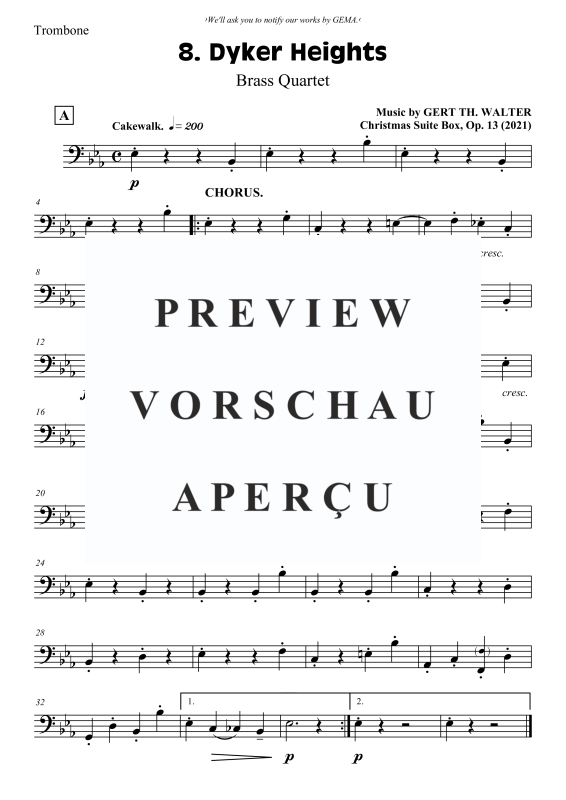 Produktgalerie: Seite 8 von 8 Dyker Heights, , (Blechbläserquartett)