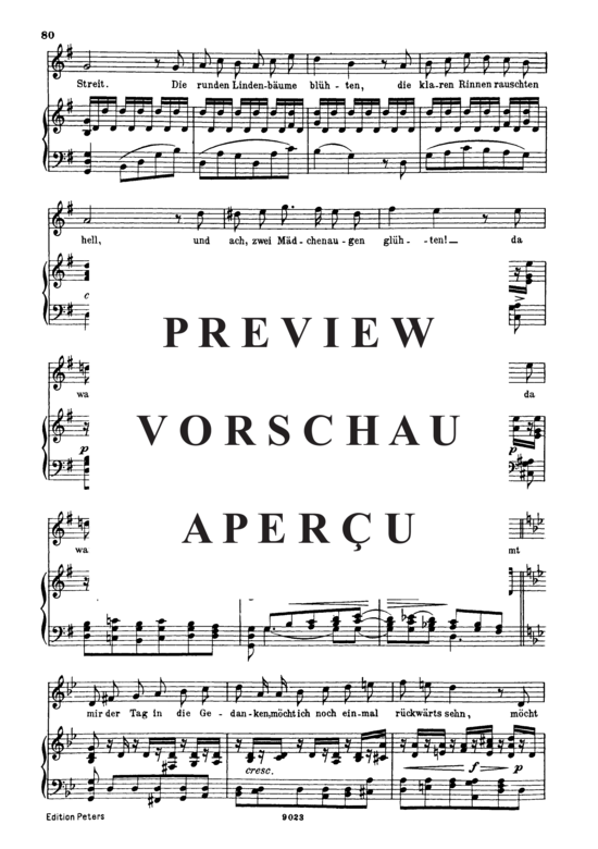 Product gallery: Page 4 of 5 Rückblick D.911-8 (Winterreise), , High Voice and Piano