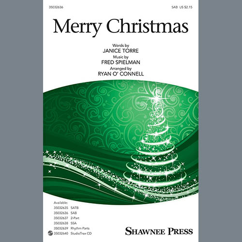 Produktbild zu: Merry Christmas (arr. Ryan O'Connell)