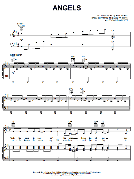 Produktgalerie: Seite 1 von 1 Angels, Amy Grant, Gesang, Gitarre, Klavier